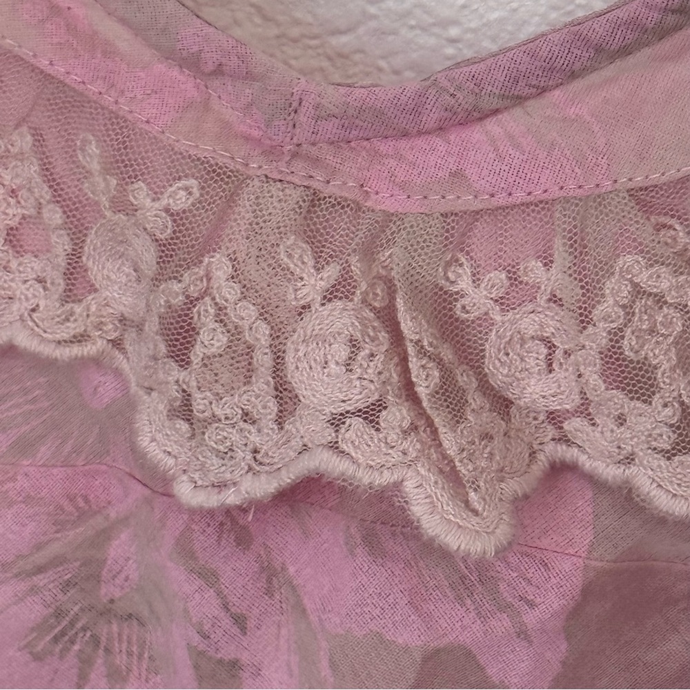 NWT Free People Making Me Blush Cami in Orchid Combo Size Large - Picture 6 of 11